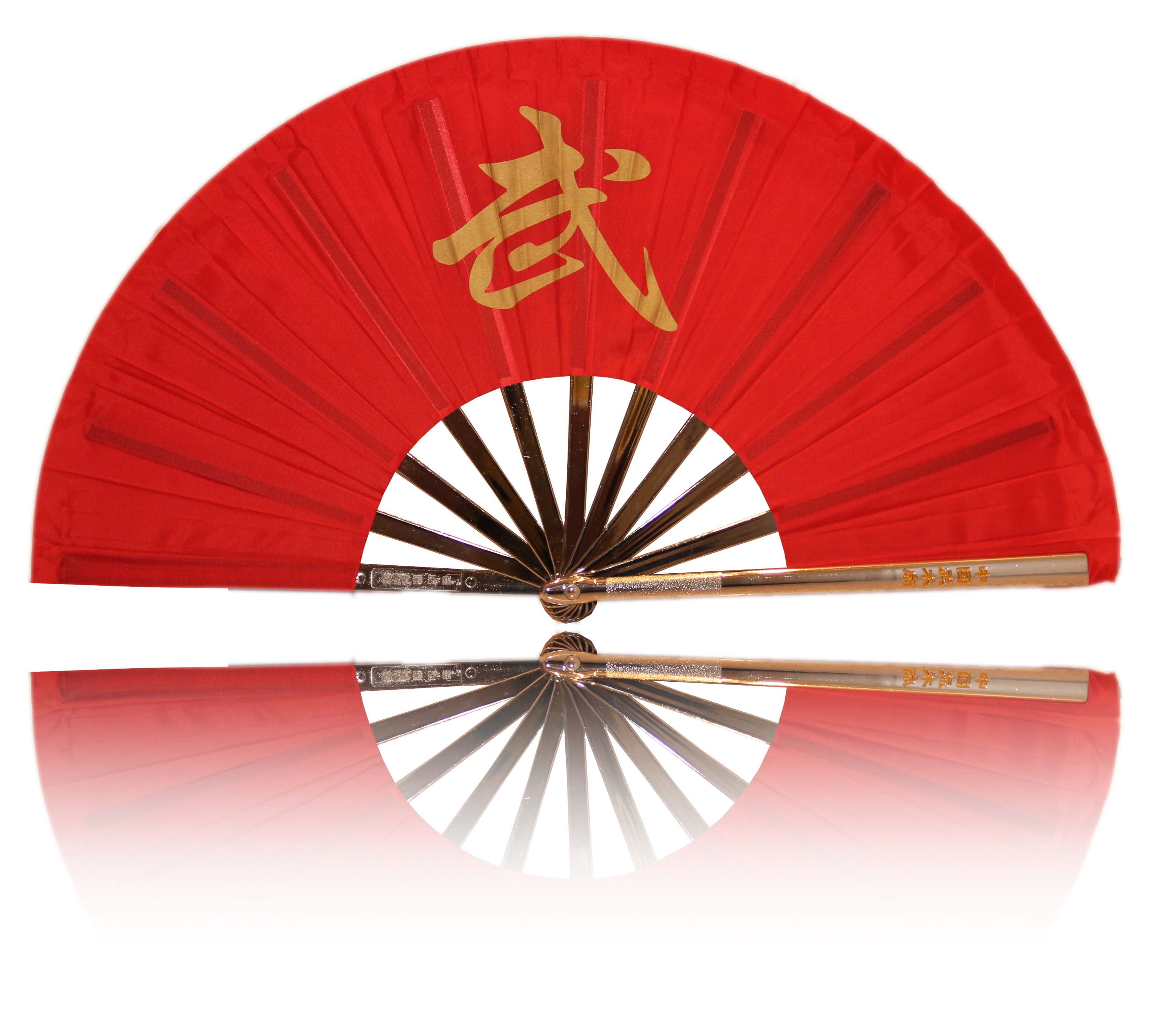 Premium Fächer Tai Chi und Kung Fu, rot