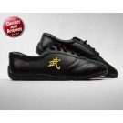 Kung Fu Schuhe aus echtem Leder, schwarz